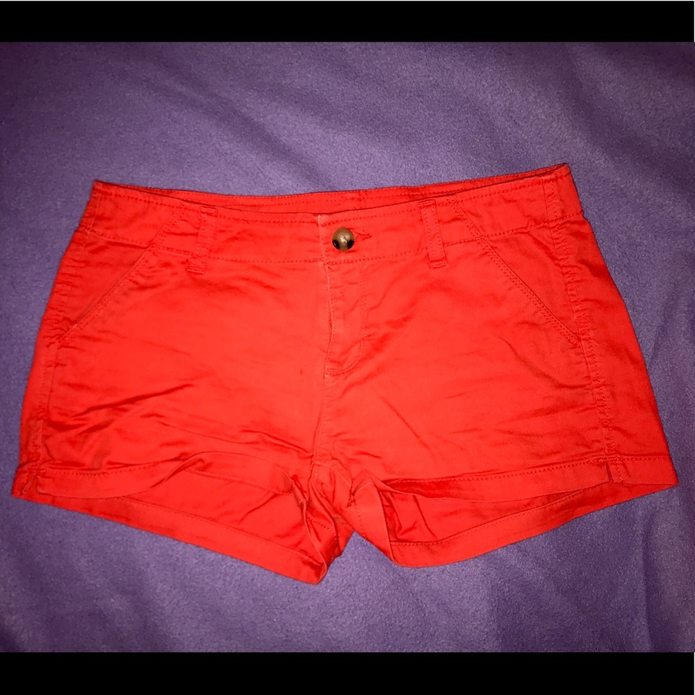 Orange summer shorts